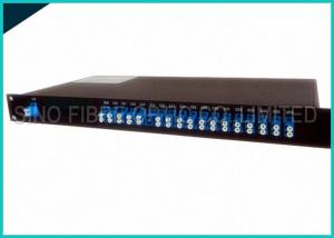 China 1 U Rackmount Fiber Mux Demux , 18 Channels Digital Demultiplexer For Backbone Network factory