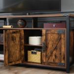 Industrial TV Cabinet, Television Television Console Cabinet, TV Stand with Door