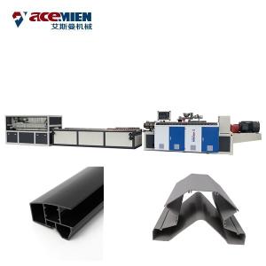 China PVC WPC Wood Plastic Composite Production Line Hollow Door Panel Customized Voltage factory