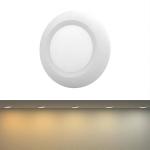 5/6 Inch Modern Led Pendant Disk Lights, Dimmable , 5cct Selectable, 12W EQV