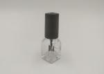 5ml 10ml Cosmetic Nail Polish Bottle Black Brush Cap With High Transparent Body