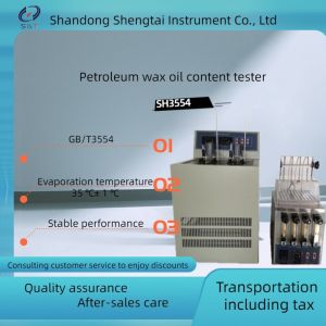 Petroleum wax oil content tester (butanone toluene method) with cold and hot two