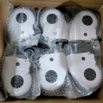 125mm Medical Bed Casters Stem Locking Anti - Winding Hospital