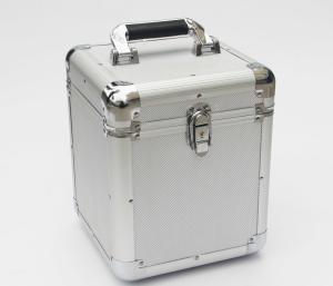 China 7'' LP 50 Aluminum Vinyl Carry Cases Vinyl Records Aluminum Storage Case Record Box factory