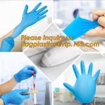 Medical Disposable Nitrile exam Gloves, Chemical Resistant, Powder-Free, Latex