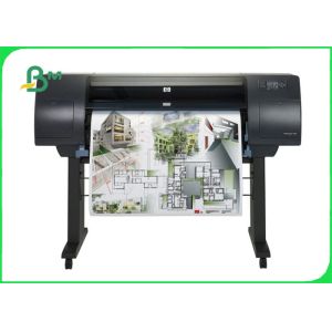 36 Inch × 150m 80gsm Plotter Paper Roll For Canon Printer Good Print Performance