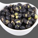 High Fiber Roasted Black Beans Snack Crispy Salted
