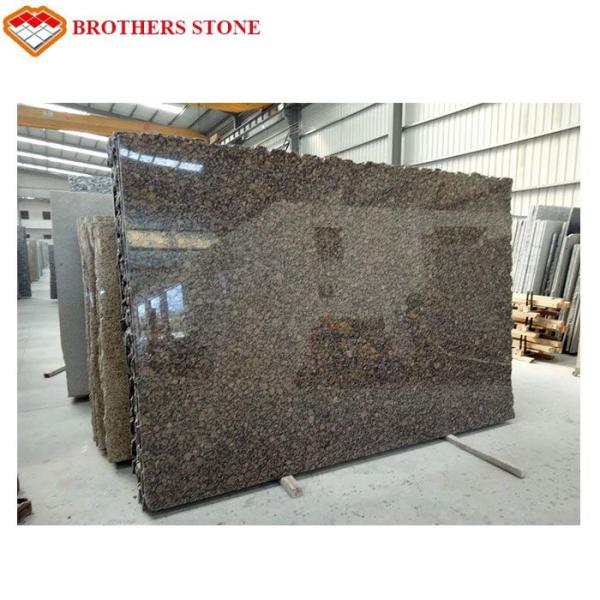China Polished And Flamed Granite Stone Tiles , Natural Baltic Brown Granite factory