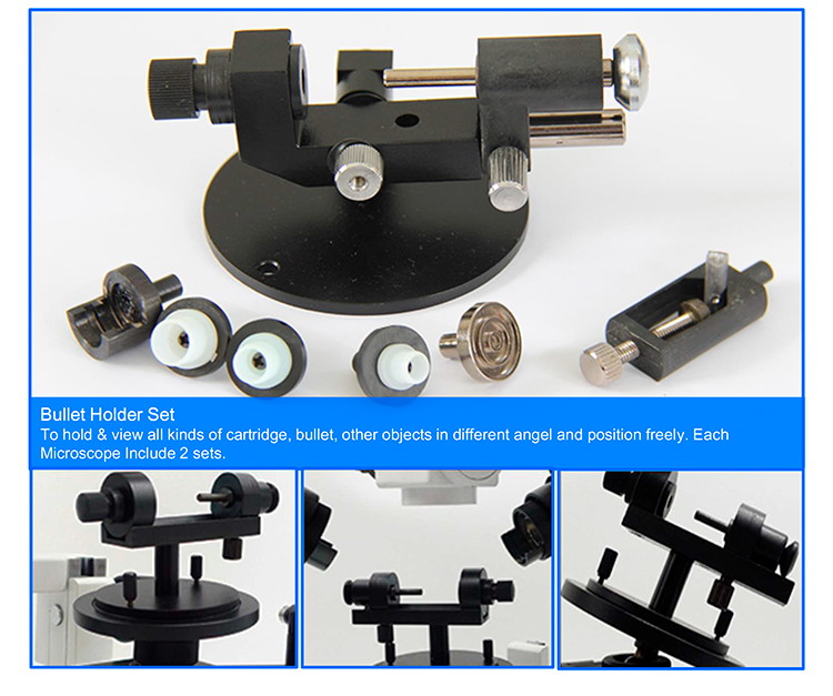 Motorized Digital Forensic Comparison Microscope with 80~240V Wide Range Voltage High Resolution CCD Camera and Motorized Control