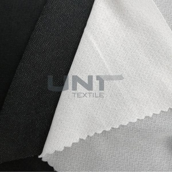 China Polyester Garment Interlining With Double Dot Coating And Oeko Tex Class I Are factory