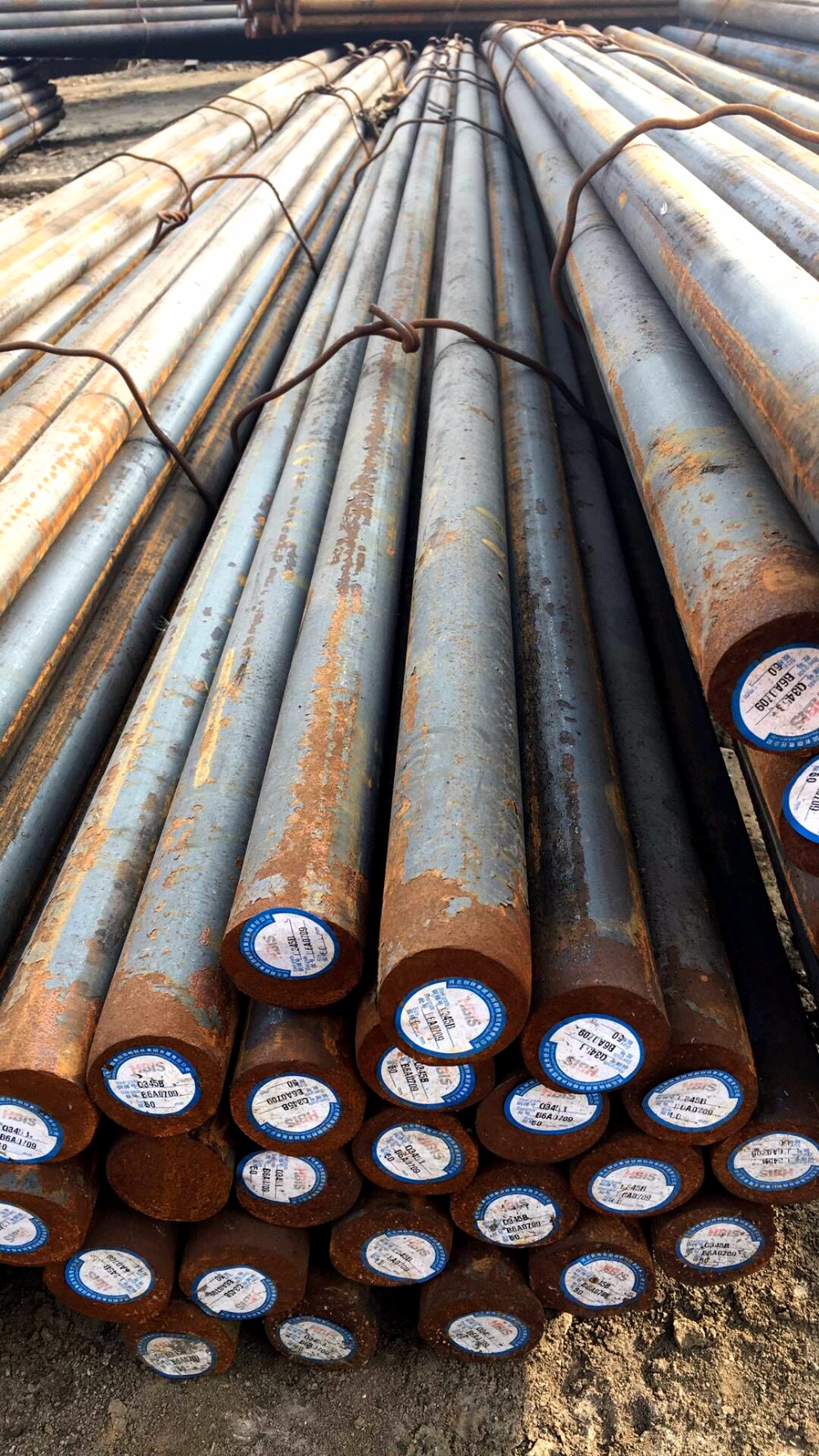 Hot Rolled Carbon Steel Round Bar Q245 Q345 A36 S235JR S355JR S275JR for Structural
