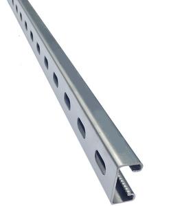 China Slotted Silver C-Shaped Steel Channel Pre-Galvanized Easy Installation for B2B Buyers factory