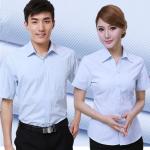 Formal Custom Business Shirts 55% Polyester 45% Cotton Sleeve Regular