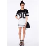Fashion Women Longline Loose Long T Shirt Baseball Dress With Printed