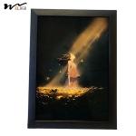 Creative Gifts Wooden Line Light Painting Nightlight for Ambiance Ideal Birthday