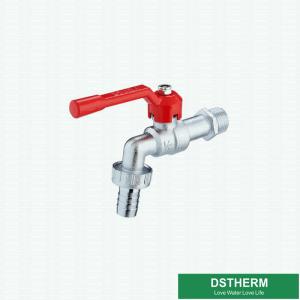 China Aluminum Handle Chrome Plated Male Threaded Brass Bibcock factory