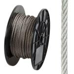Bending Galvanized Aircraft Cable 1x7 1x19 7x7 7x19 Steel Wire Rope for Hoist