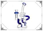 8 Inches Showerhead Perc Bongs Smoking Glass Recycler 5mm Thickness
