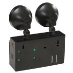 LED Twin Spot Emergency Lights Battery Life 3hrs 24hrs Charging Time Lamp Type