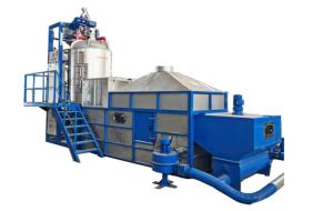 China Automatic EPS Batch Pre Foaming Machine Expanded Polystyrene factory