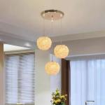 Modern Crystal Lychee Lamp Luxury Villa Duplex Staircase Lighting For Raised