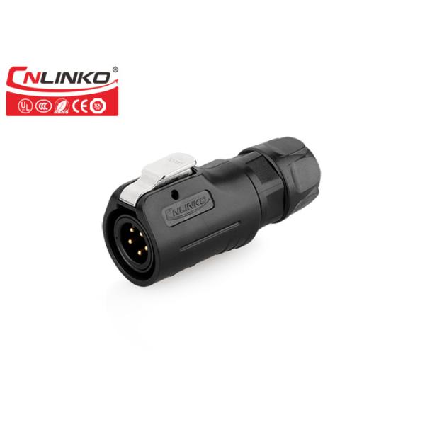 China 4 Pin Butt Joint Connector Cnlinko LP12 Series 125v For Wire Extension factory