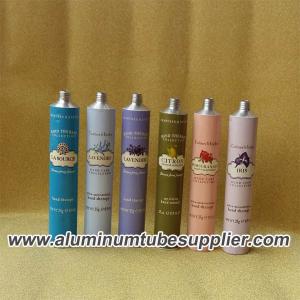 China 99.7% Pure Aluminum Thin Tube With Lid For Colorant Cream factory