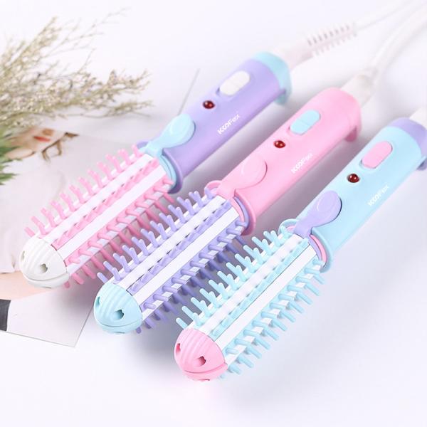 Ultralight Ceramic Hair Curler And Straightener , 20W Frizzproof 3 In 1 Hair