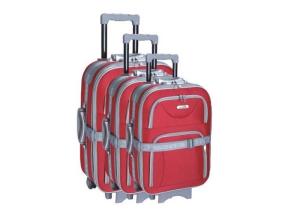 China 20 / 24 / 28 Inch 170T Lining Silk Travel Luggage Sets With Spinner Wheels factory