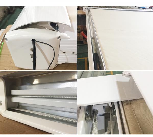 WaterProof SunProof Retractable Roof Awning Steel Transparent External Conservatory Awnings
