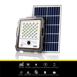 China 100W Wireless Solar Light 2MP Wi-Fi Camera factory