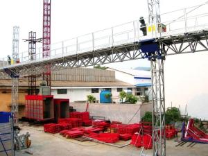 China Window Cleaning Mast Climbing Work Platform , Construction Lifting Platform factory