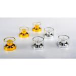 Multi Colors High Friction Resisting Plastic Caps Evaporation Vacuum Metalizing