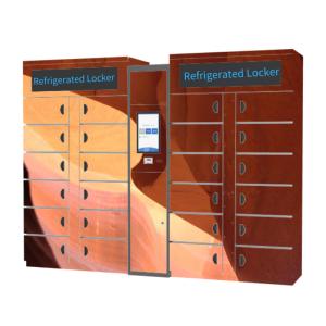 China Winnsen Smart Refrigerated Locker Electronic Smart Cabinet Vegetable Lockers factory