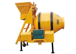 China Small Portable 350L Hydraulic Concrete Mixing Equipment Hopper Lift For Building factory