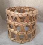 Best selling Seagrass bottle carrier Wicker detox bottle holder Seagrass glass