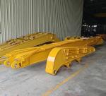 long reach boom pile driving equipment guardrail pile driving machine excavator