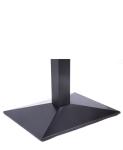 Bistro Table Base Cast Iron Square Metal Table Legs Modern Style powder coat