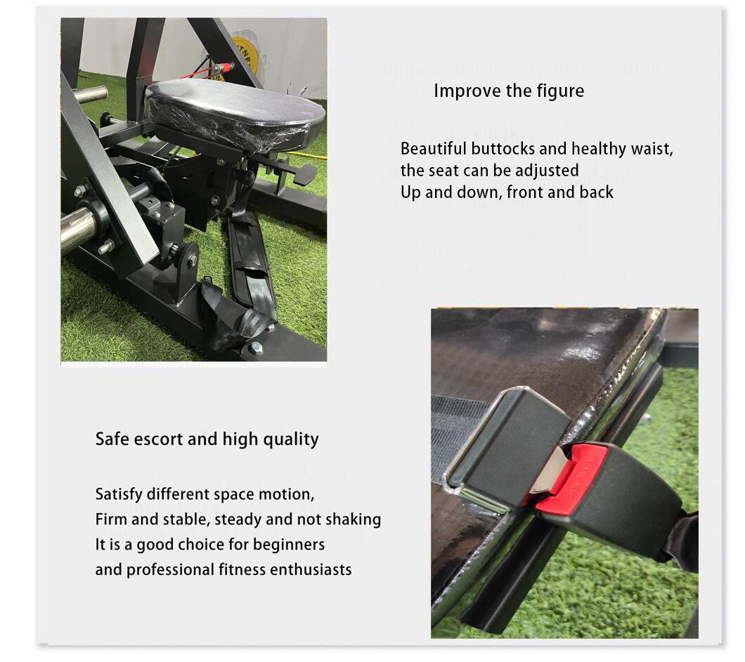 New Style Commercial Fitness Hip Thrust Gym Equipment Glute Bridge Machine