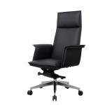 PU Memory Foam Ergonomic Office Chair Foam Black Leather Swivel Chair High