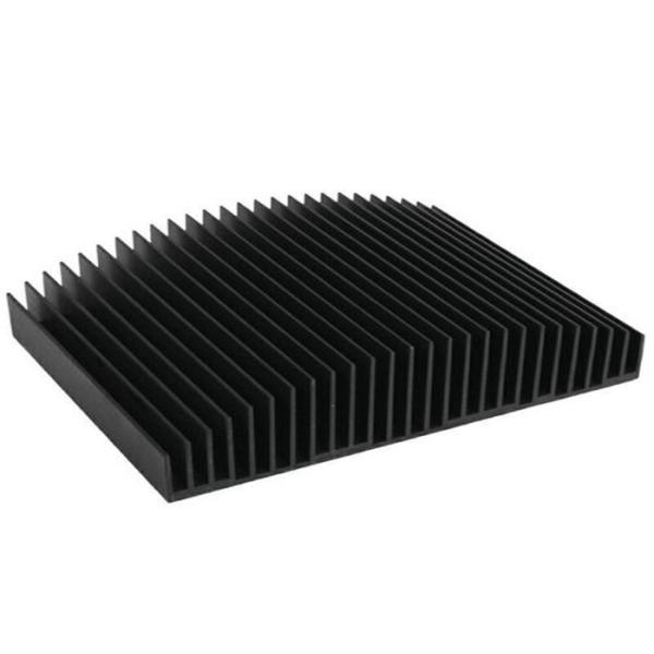 Custom Pressure Aluminium Die Casting Black Anodizing Black Optional Color