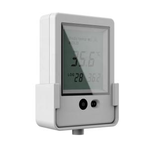 China Office Black White Visitor Body Guard Thermometer AI Doorbell factory