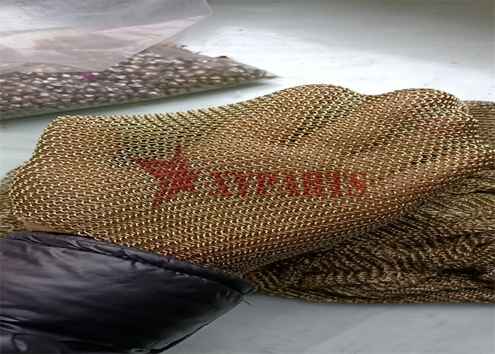 Interior Decoration Aluminum Ring Mesh Curtain ø1.2mm 12mm