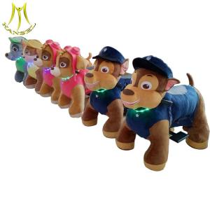 China Hansel plush motorized animals ride on animal for shopping mall factory