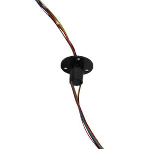 China 8 Circuits Miniature Slip Ring Connector 0~300rpm Low Resistance IP40 factory