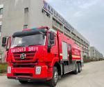 6x4 10 Wheeled Large Fire Engine Vehicle 290hp 10 Ton With Double Cabin