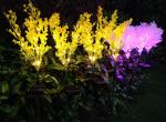 Solar Artificial rape Flower Lights Ground Decoration Lawn Lamp