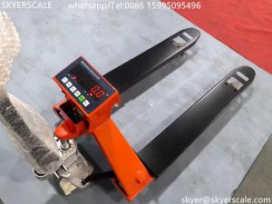 China Hydraulic Hand Pallet Weighing Forklift Scale 2000kg Industrial Weighing Scale factory