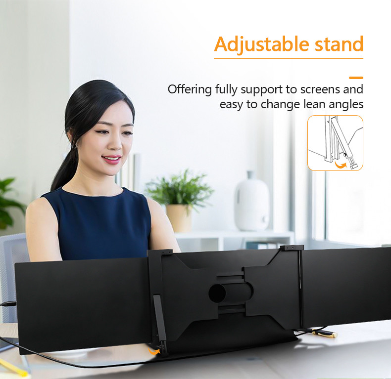 300cd/m2 13.3 Inch Triple Laptop Monitor Ips Hdr With Usb C