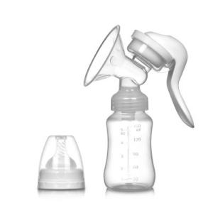 China Hand Held Breast Pump , Manual Controlled Baby Feeding Pump factory